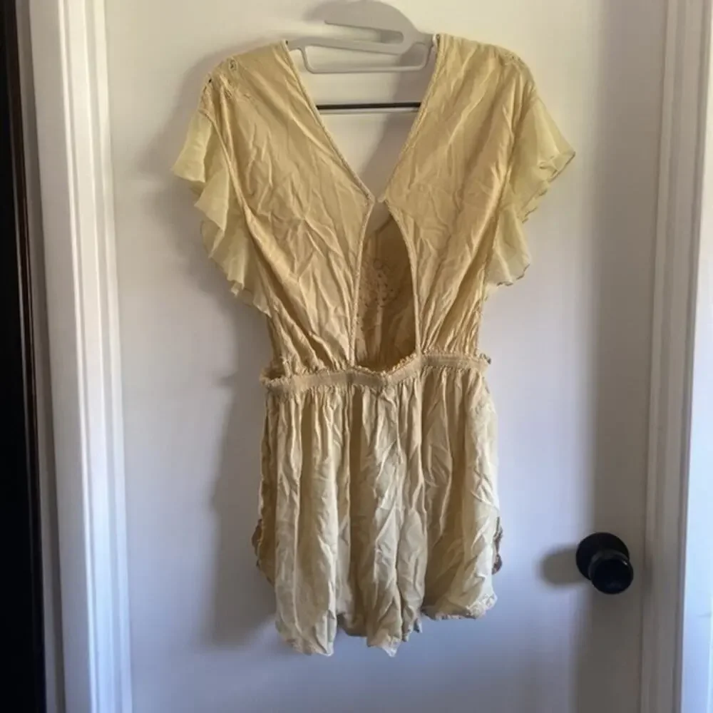 Free People pale yellow